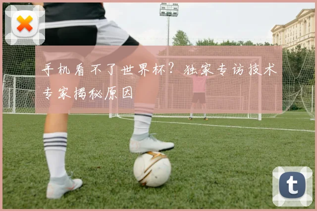 手机看不了世界杯？独家专访技术专家揭秘原因
